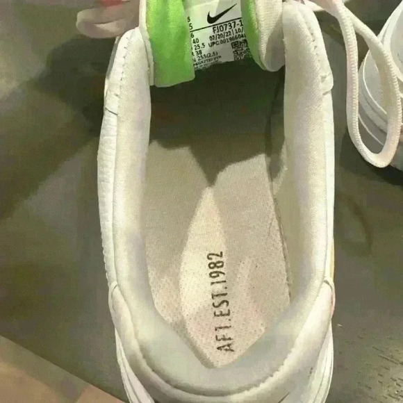 Preowned Nike Air Force Platform Women’s Shoes 8.5 FJ0737100 - Picture 9 of 9